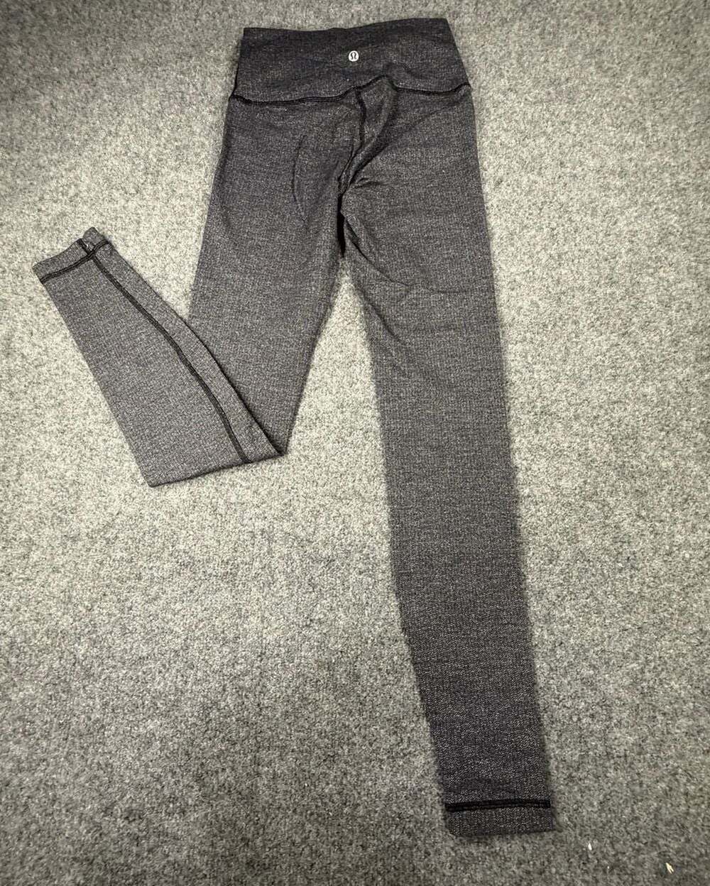 Lululemon Wunder Under High-Rise Herringbone Pattern Leggings, Size 4